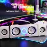 Mars Gaming MS22W głośniki komputerowe Zestaw 2.2 MSX RGB 35W PC białe