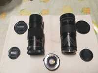 objectiva Vivitar 58-300mm  + Macro Sigma 1:4.7