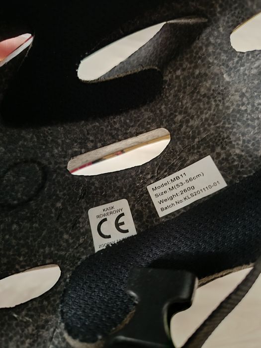 Kask rowerowy dla dziewczynki M 53-56 cm