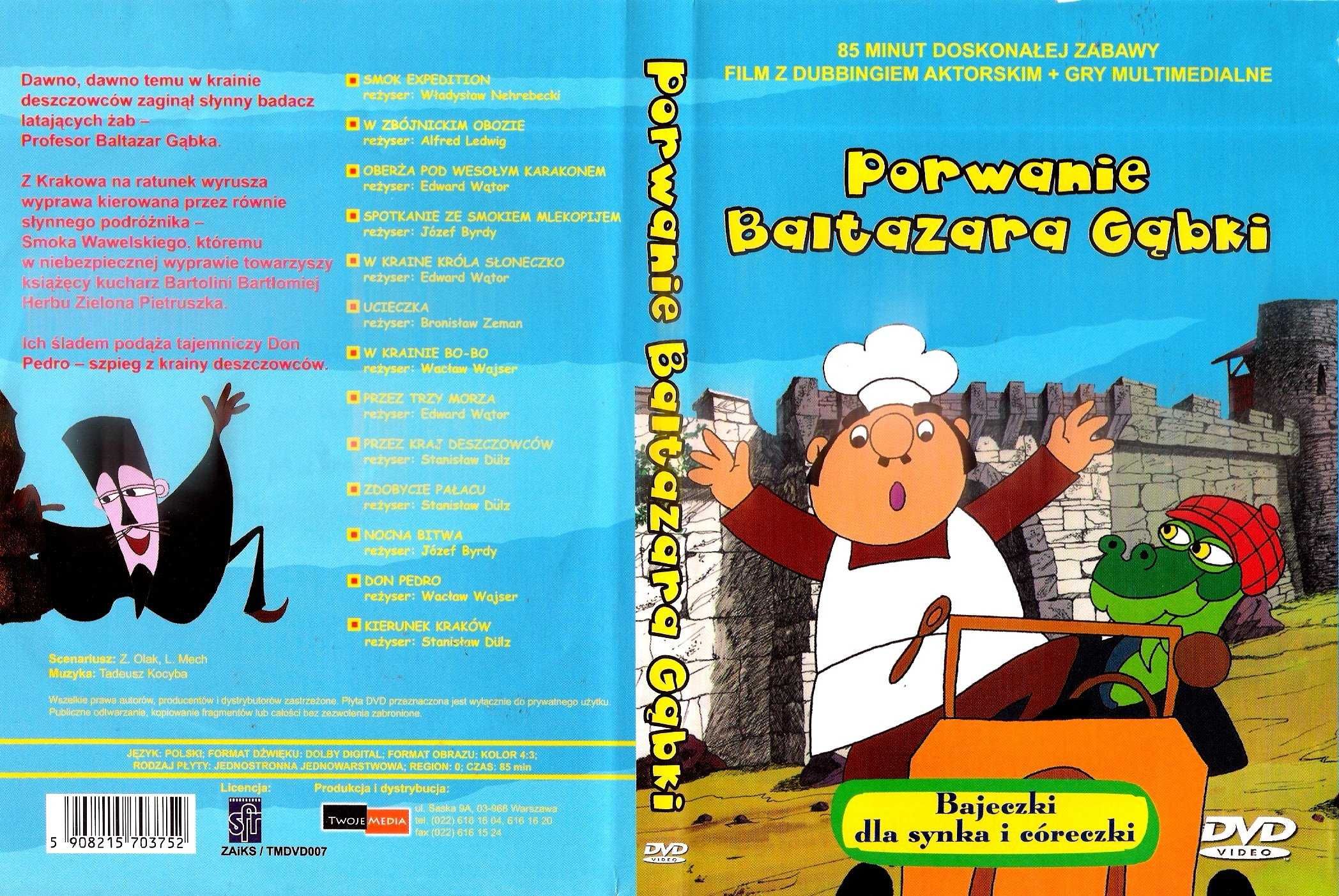 ** Porwanie BALTAZARA GĄBKI ** DVD -nowa