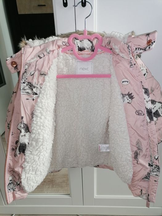 Kurtka zimowa dla dziewczynki Next #next #kurtka #kurtkazimowa