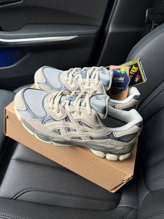 ‼️ГОРТЕКС , Asics Gel-NYC Gore-Tex Oyster Grey , чоловічі кросівки