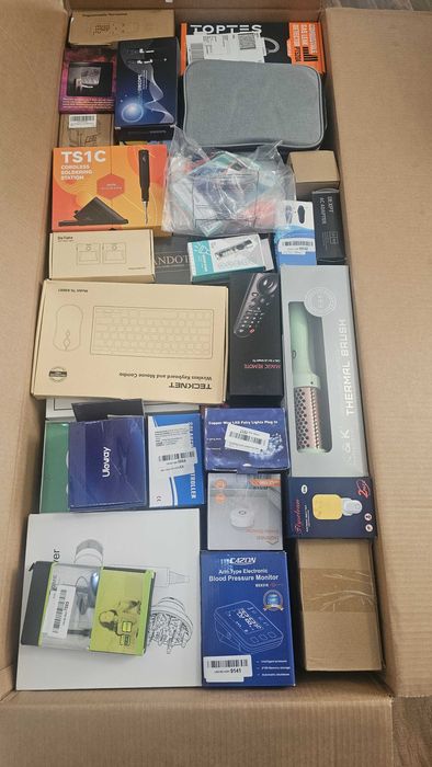 palety mix drobna elektronika A/B Amazon pojedyncze boxy 2000zł
