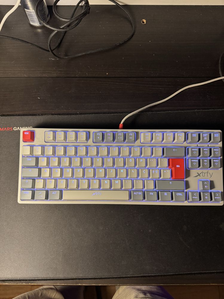 Teclado Mecânico-Layout PT-Keychron 4 TKL XRTFY