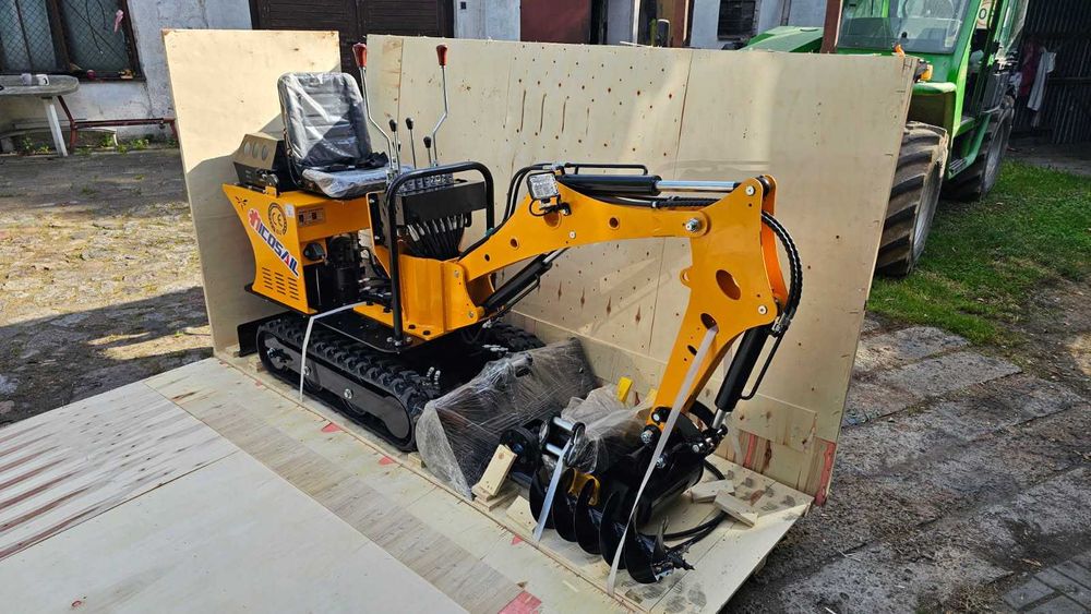 Mini koparka gąsienicowa-nowa