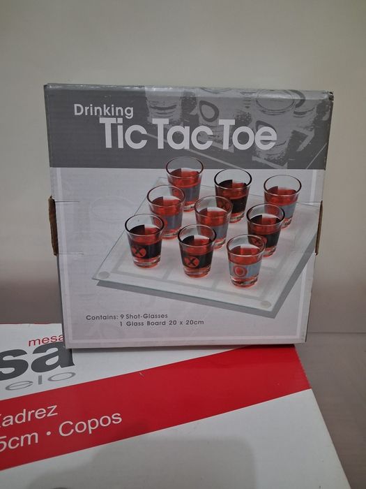 Jogo de Xadrez + Jogo de Tabuleiro Galo