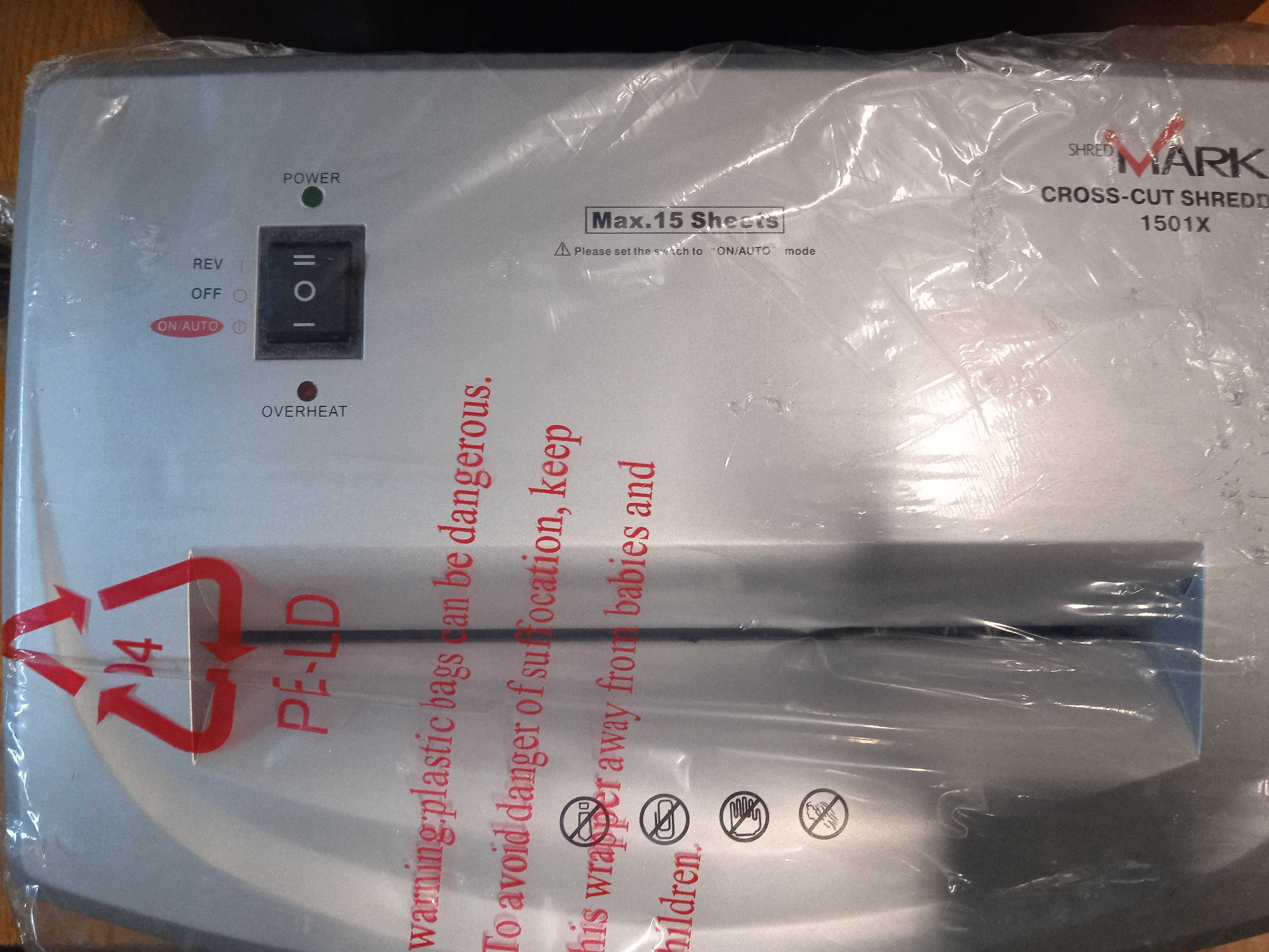 Шредер shredMARK 1501X знищувач паперів. Новий. В упаковці