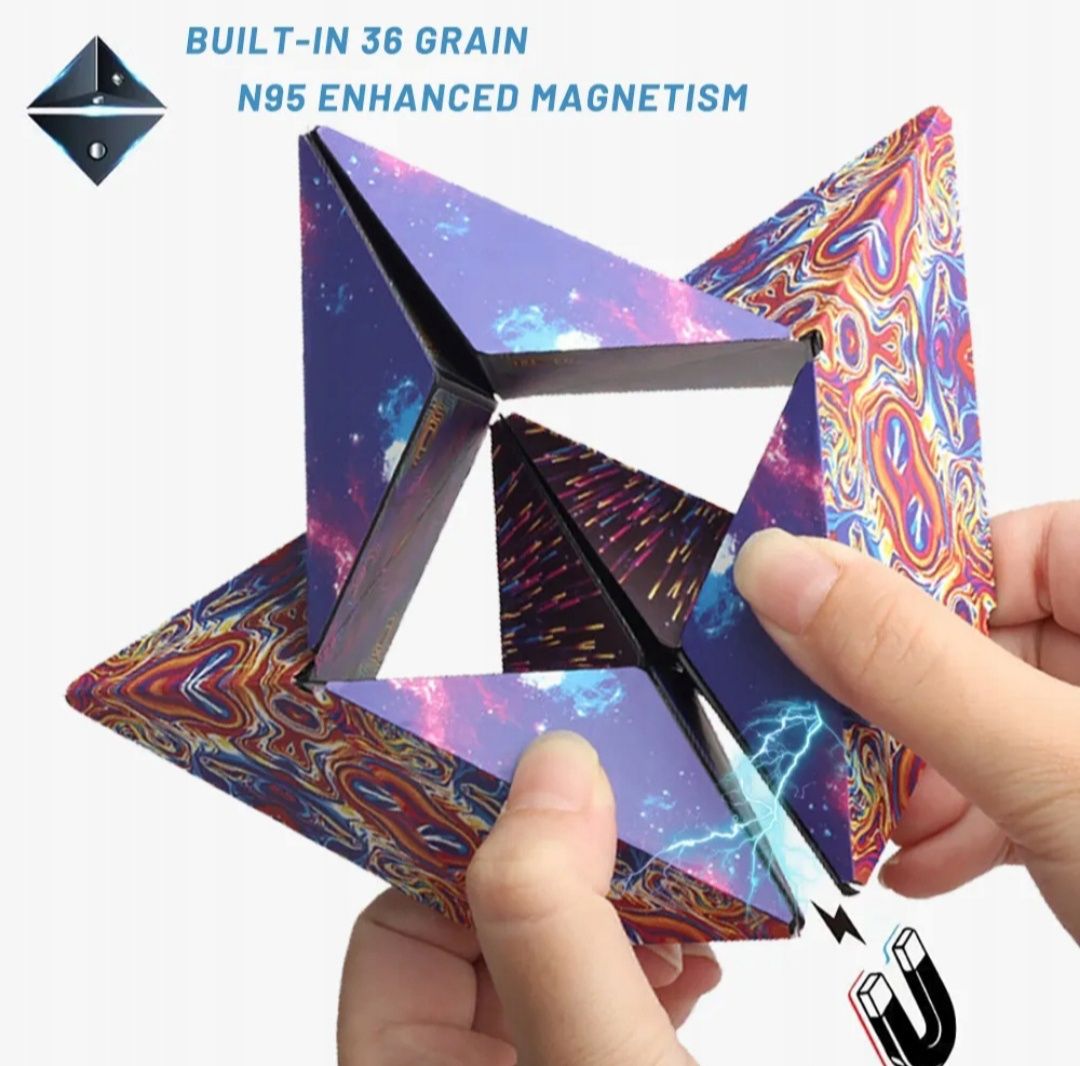 3D Magnetyczna magiczna kostka dla dzieci