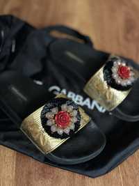 Шлепанцы 36р тапки женские Dolce&Gabbana