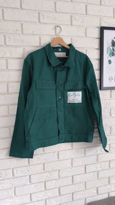 Kurtka nowa robocza męska drelichowa zielona 50 L bluza