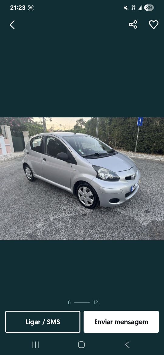 TOYOTA  AYGO 5 portas negociável