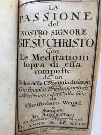 La Passione del Giesu Christo. вид. Кристофа Вайгеля. 1694.