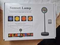 Lampa Projektor Imitacja Zachodu Słońca Led Usb