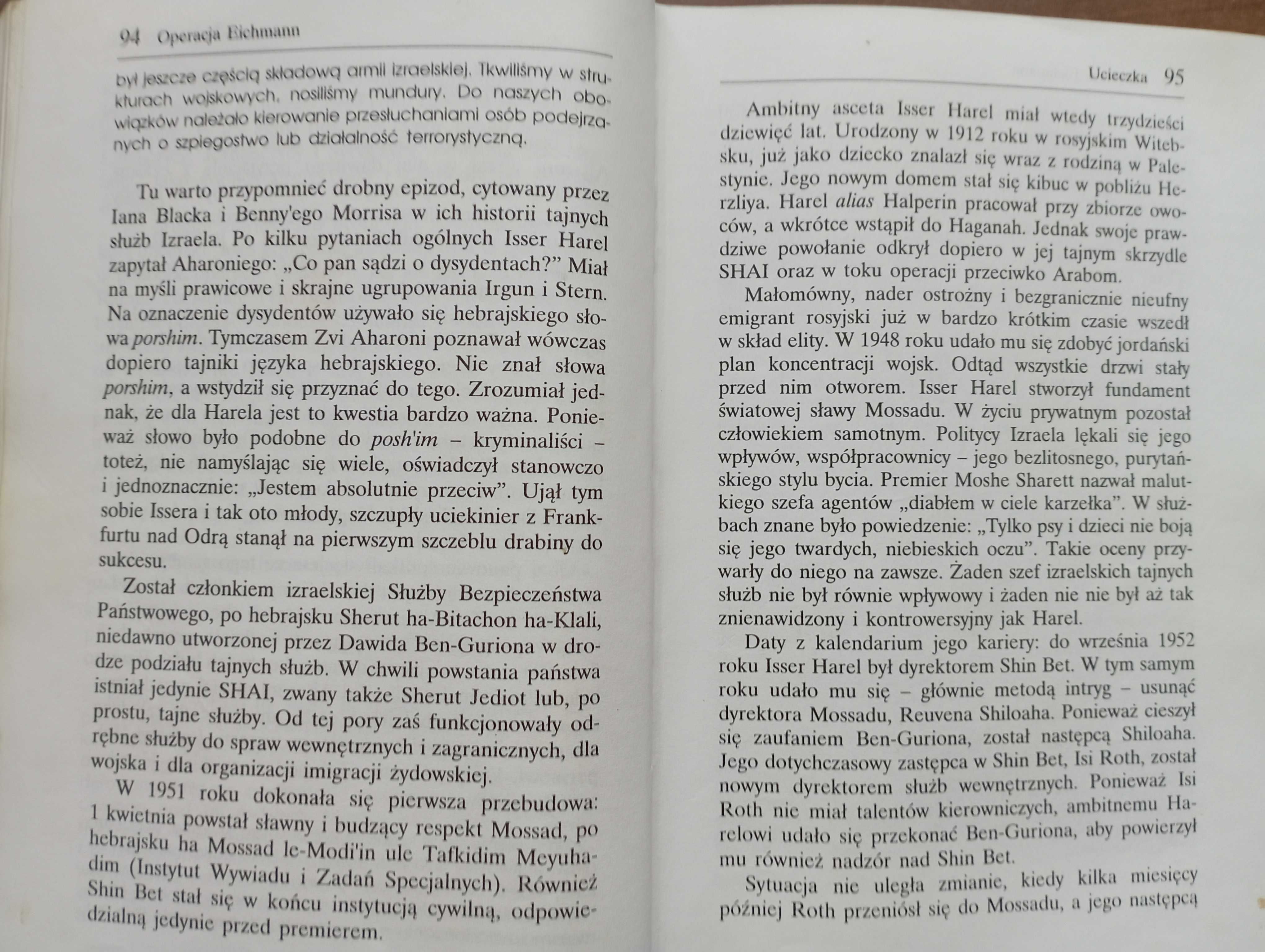 Operacja Eichmann. Jak to było naprawdę Wilhelm Dietl, Zvi Aharoni