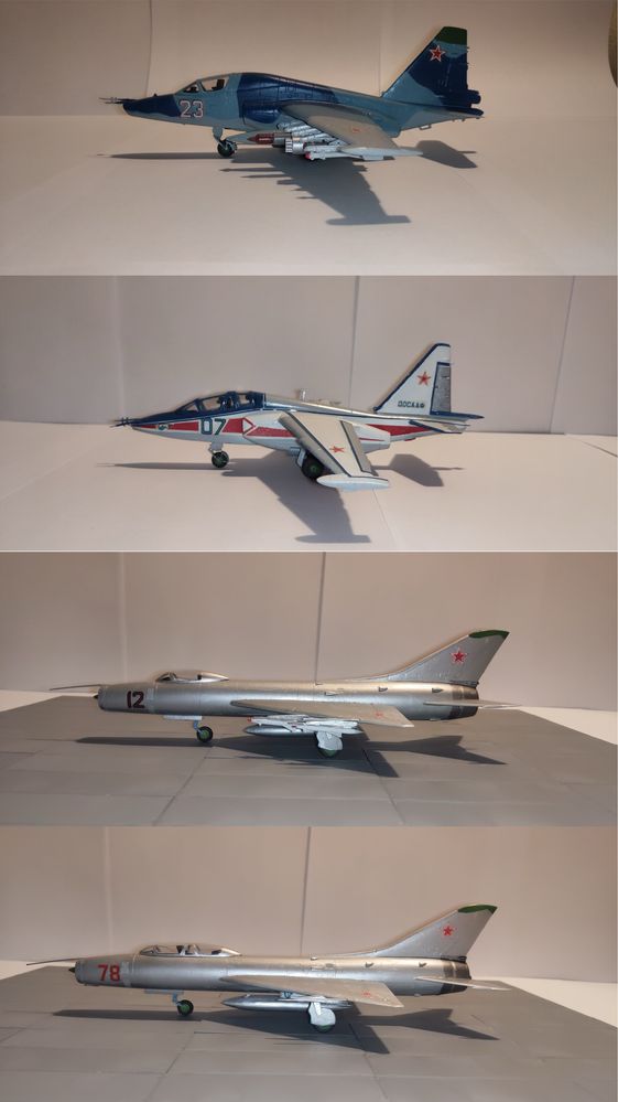 Масштабные модели самолетов Су 1/72