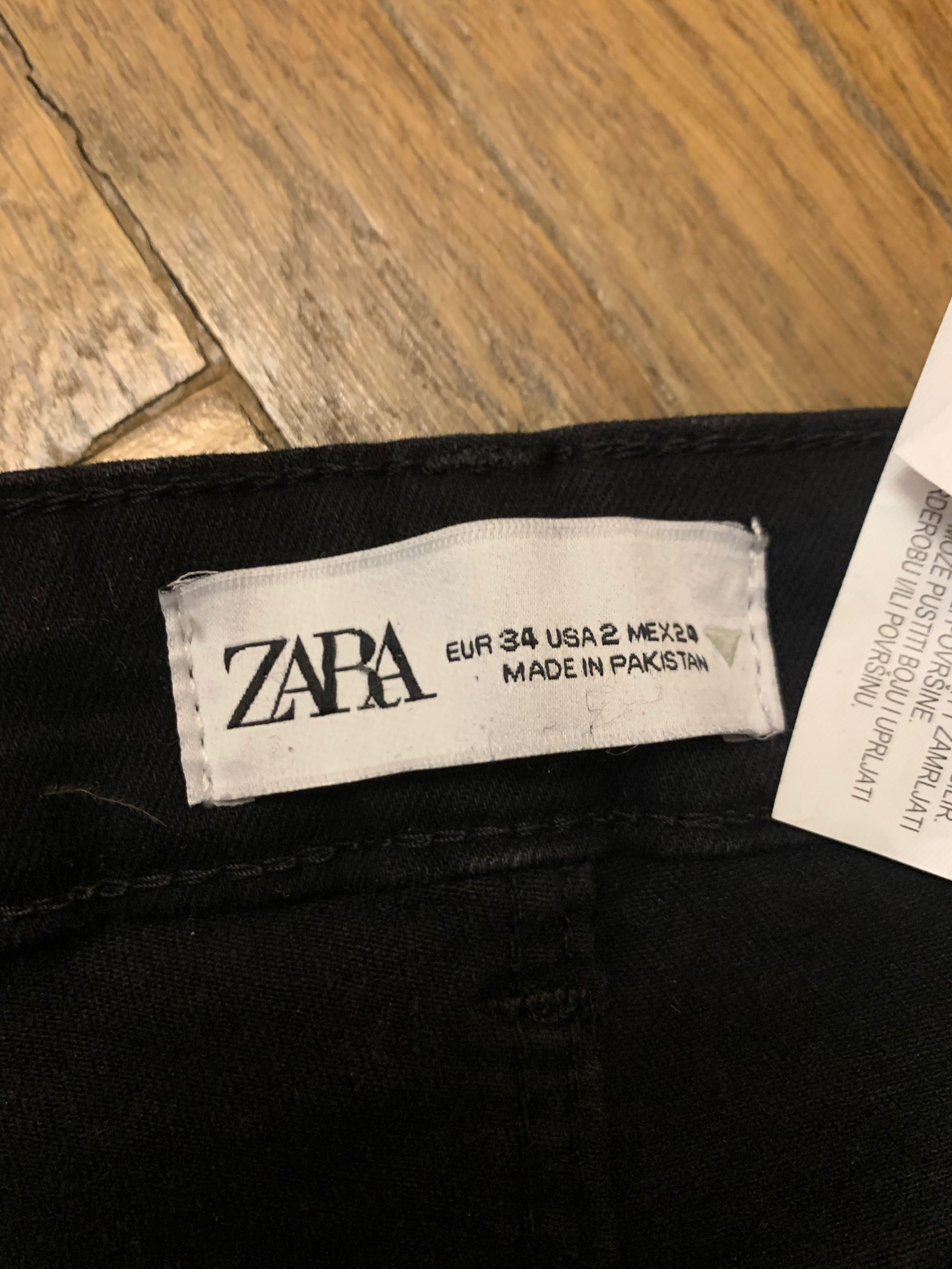 Джинси легінси Zara чорні