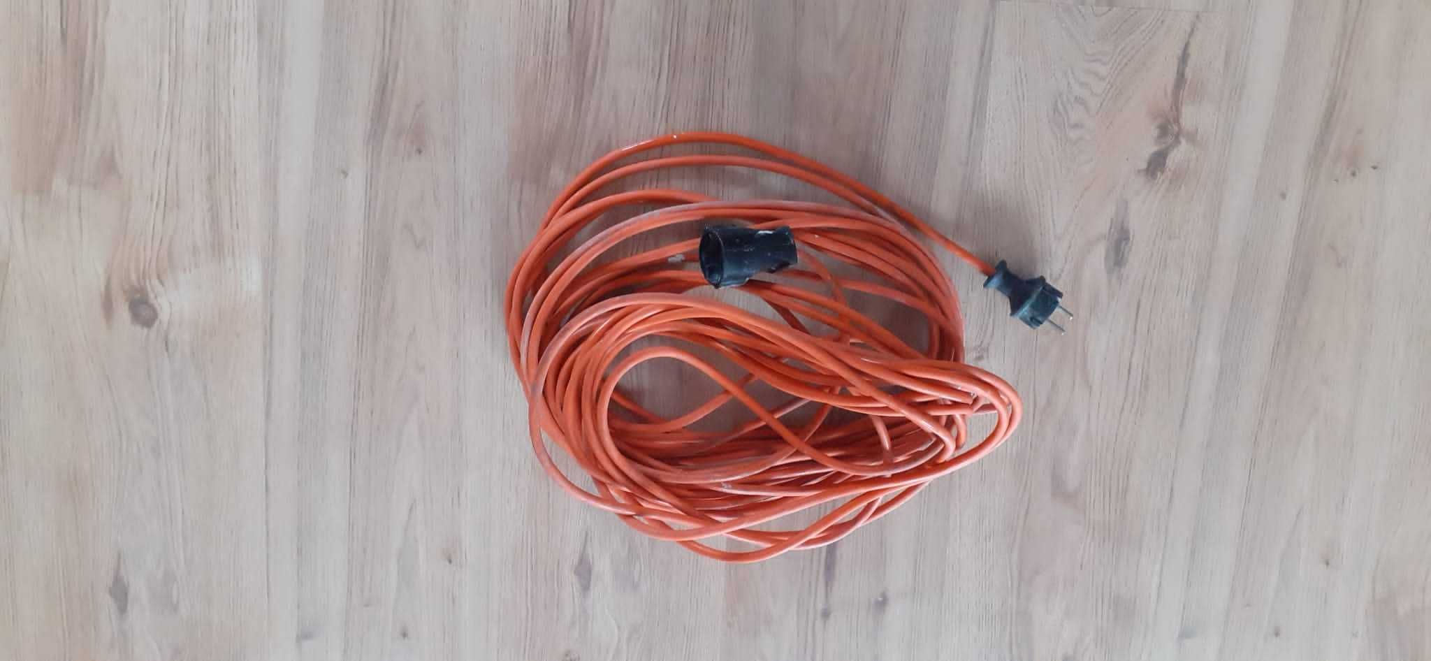 Przedłużacz ogrodowy kabel pomarańczowy 20 m