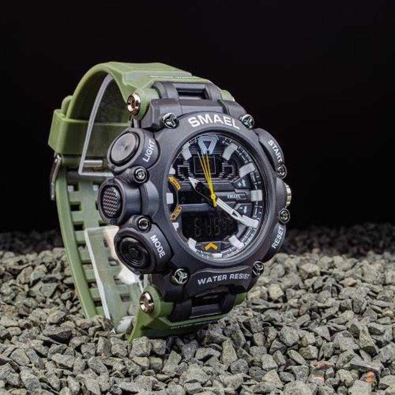 Спортивний тактичний годинник для військових smael 8053, армейские