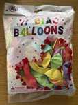 100 szt. Kolorowe pastelowe balony Nowe op.