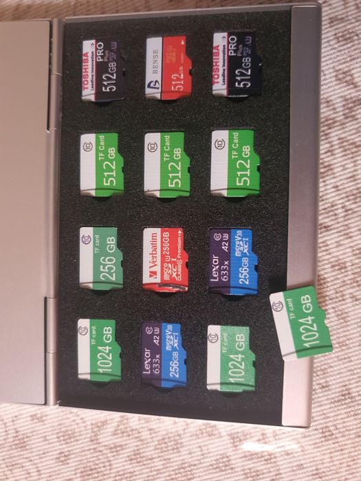 Cartão memória micro sd de 32/64/128/256 e 512 Gb