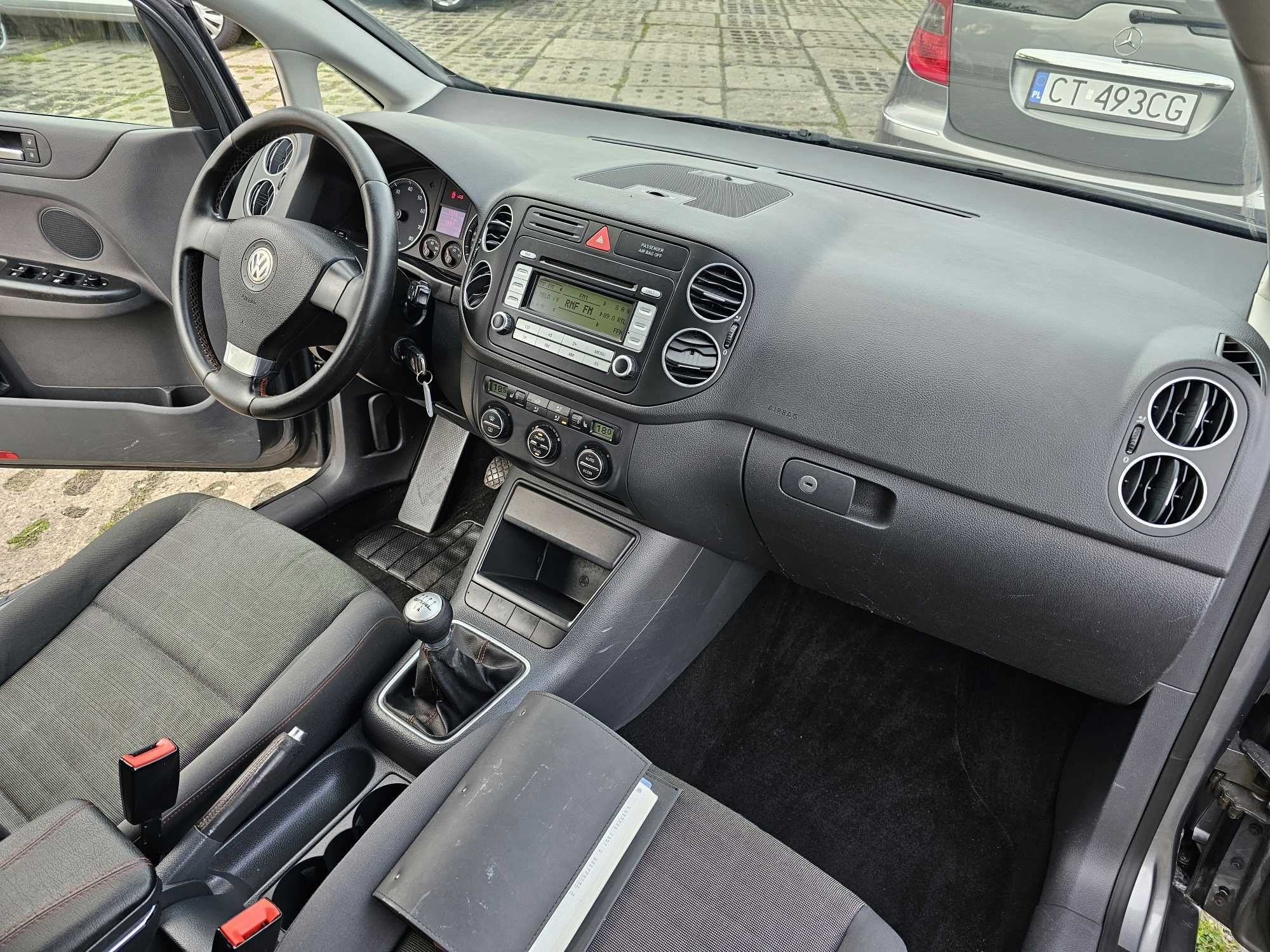 VW Golf 5 V PLUS + GORAL 2006 rok 1,6 MPI 5 d 203300 km ZAREJESTROWANY
