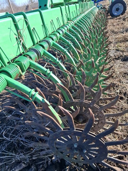 Ротаційна борона мотига John Deere 400 6.2 м  складна супер стан
