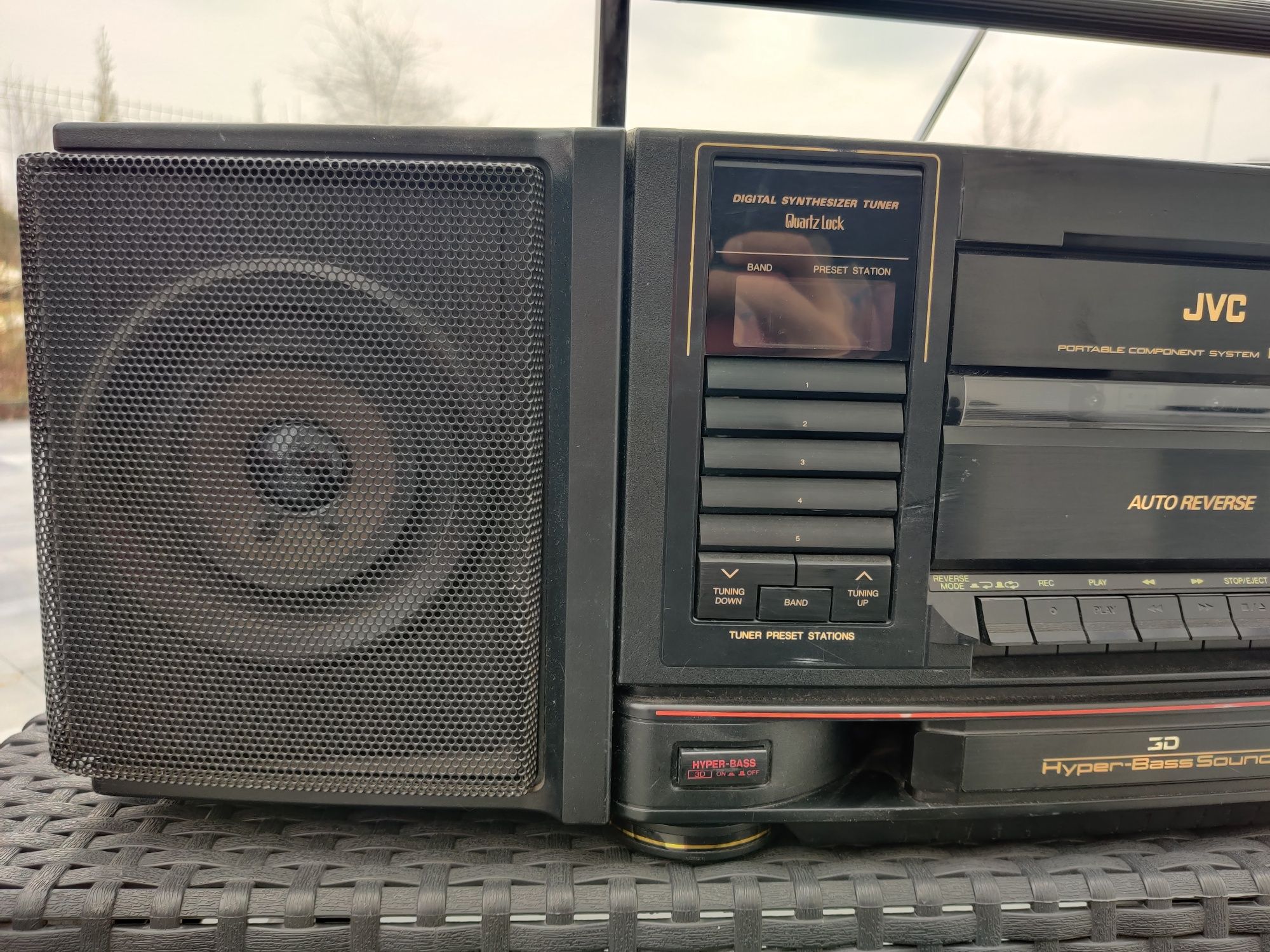 Rzadki boombox JVC PC-V66 radioodtwarzacz