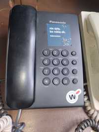 telefon przewodowy PANASONIC KX-TS500PDB rzadki okaz z lat 90 XX w.