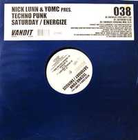 Nick Lunn & YOMC* Pres. Techno Punk* – Saturday / Energize winyl