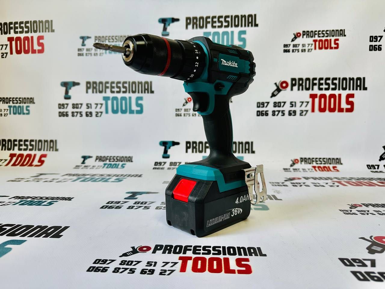 Шуруповерт Акумуляторний Makita DCD917 36V/4Аh ( З Режимом Удару )