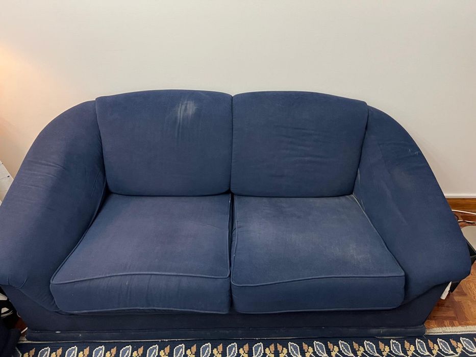 Vendo sofas azuis