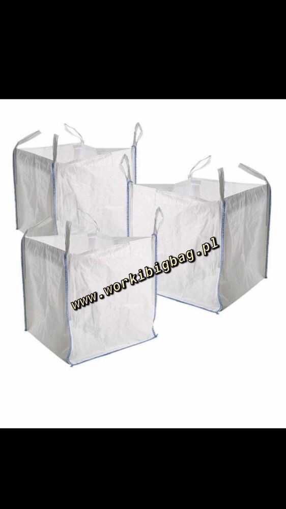 BIG BAG 91x91x130 big bag bagi SWL 1500 kg gruba tkanina