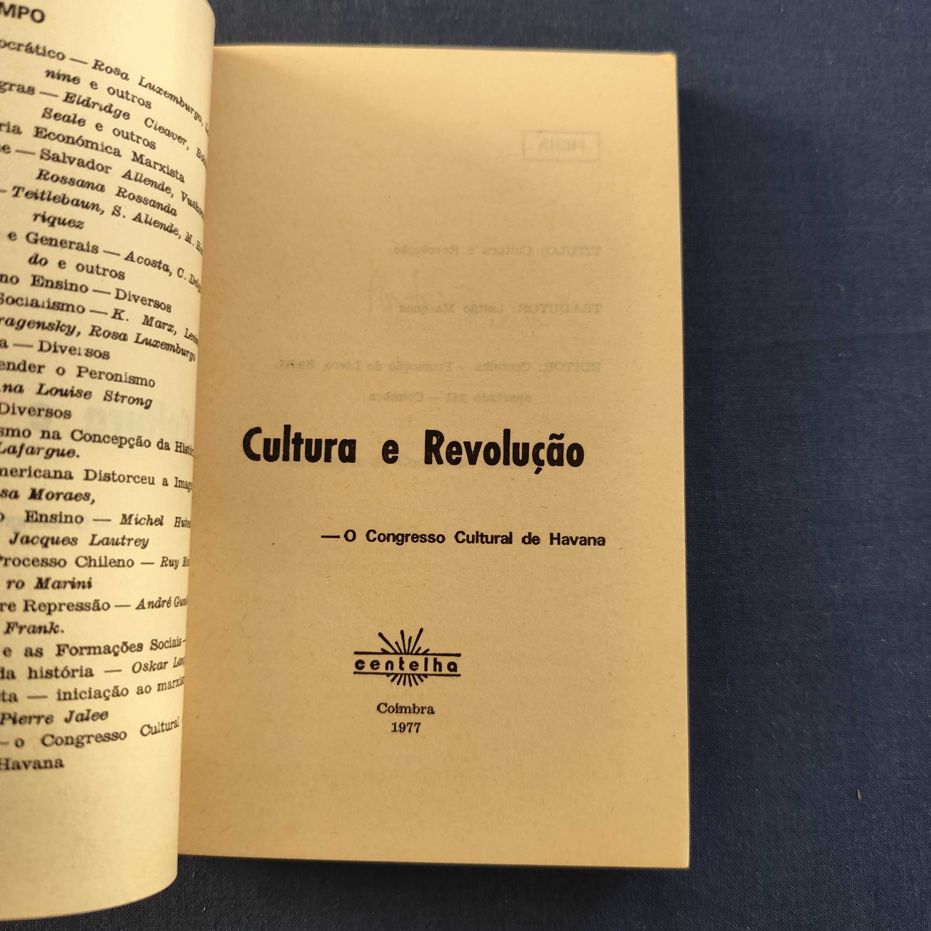 Cultura e Revolução - O Congresso Cultural de Havana