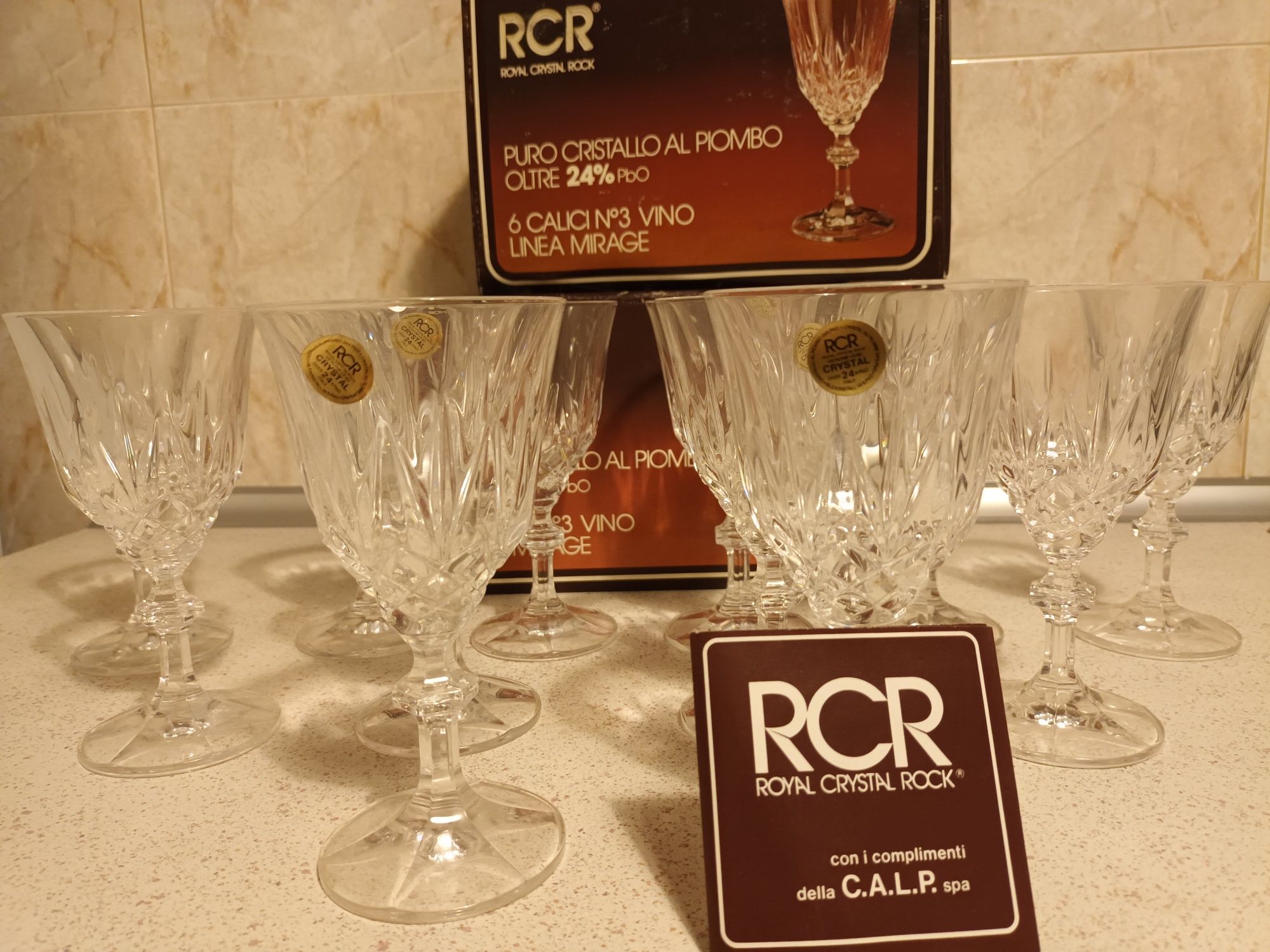 RCR - Cristal (Conjunto Copos) 12+12