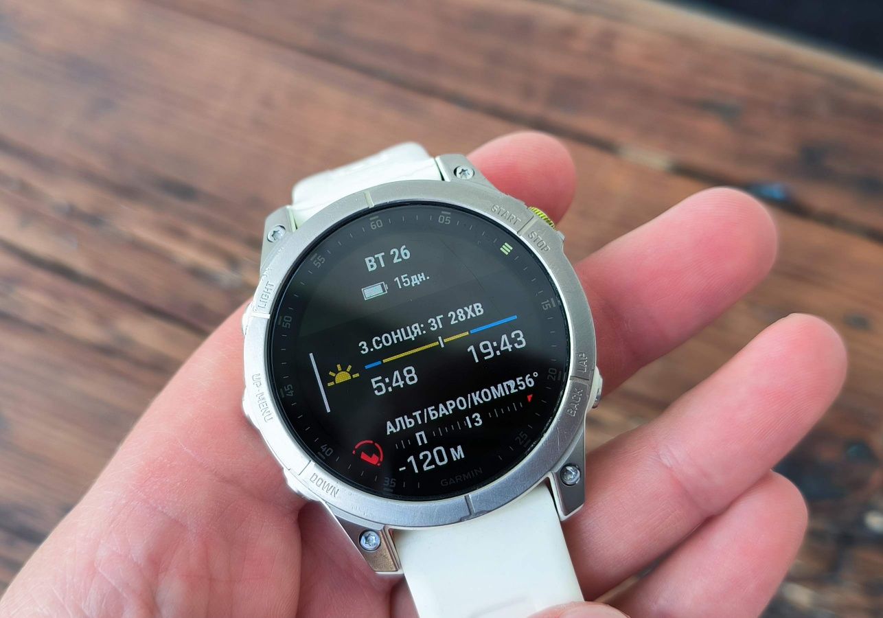 Топовий! Garmin Epix Gen 2 Sapphire Titanium 47mm