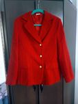 Marynarka czerwona Esprit boucle r. 44