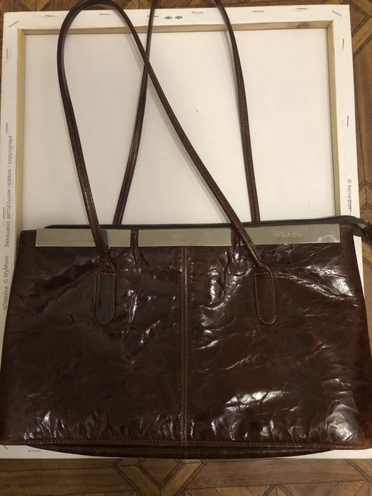 Сумка Prada,вінтаж,шкіра