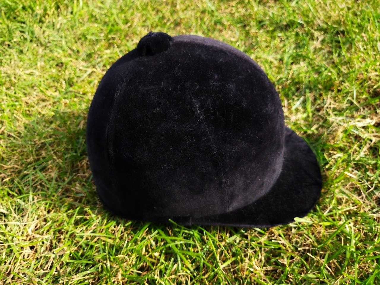 Винтажный бархатный шлем для верховой езды Pytchley Англия, 6 ¾, 55 см