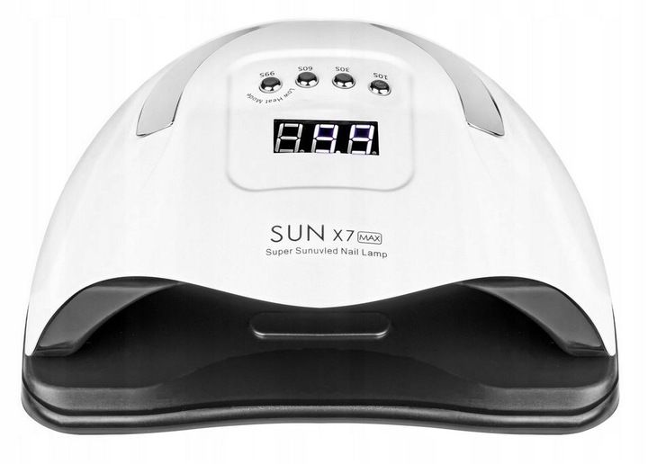 Lampa Uv Led do Paznokci Mocna do Żeli Hybryd Hybrydy Sun X7 220W LCD