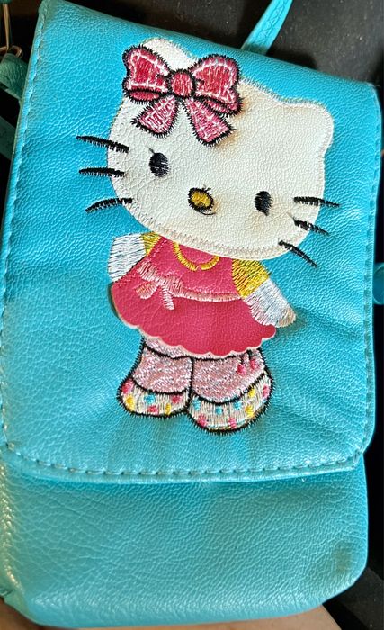 Hello Kitty Nowa Przeurocza niebieska torebka na ramię • dla pani damy