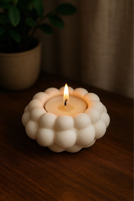 3Д друк|Підсвічник|свічка| новорічний подарунок