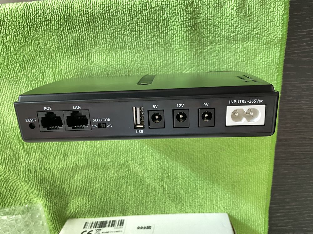 Mini UPS DC/USB 5v 9v 12v ИБП ДБЖ 10400mAh [в наявності]