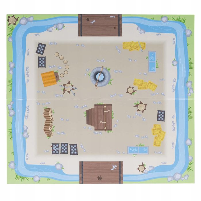 Zamek rycerski ROBA drewniany