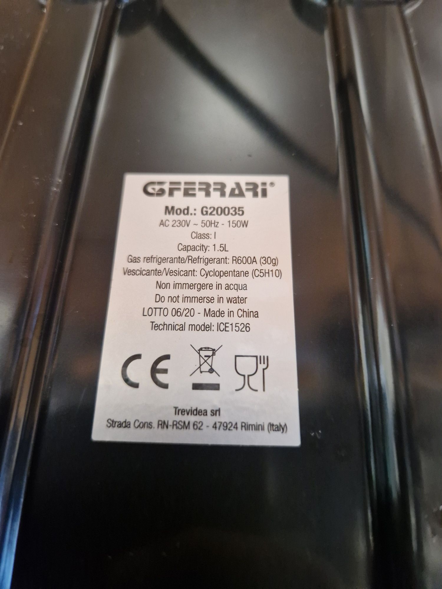 Maszynka do lodów G3FERRARI G20035 Cremosa
