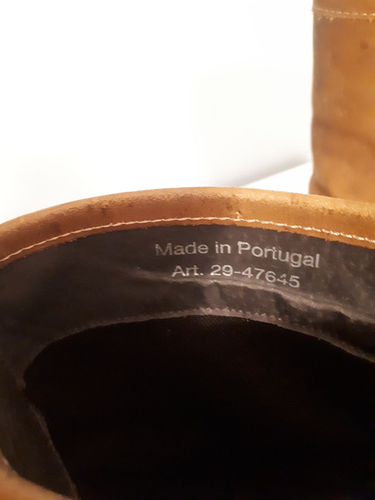 Botki skórzane portugalskiej firmy Bianco rozmiar 37