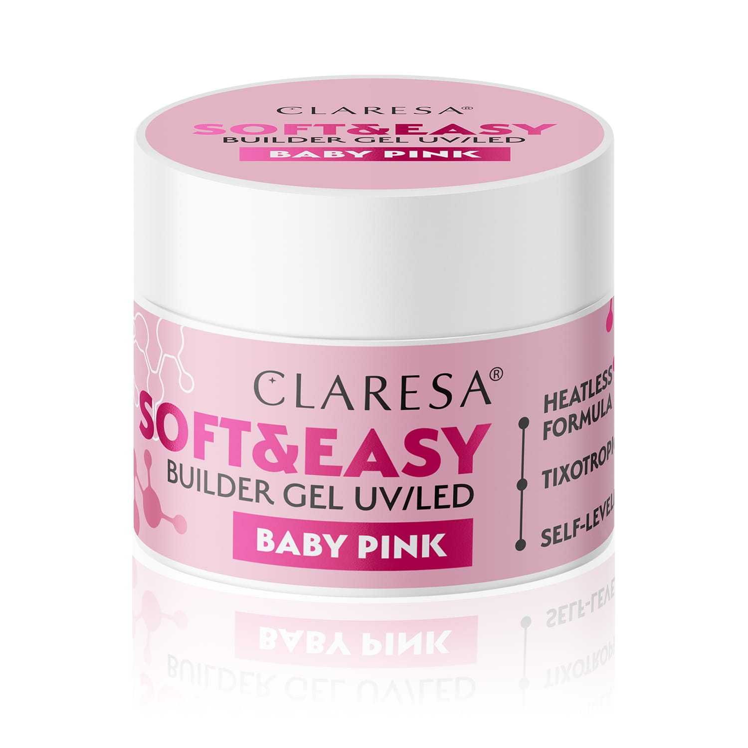 Żel claresa 45g Kolory Clear Baby pink Milky white  natural