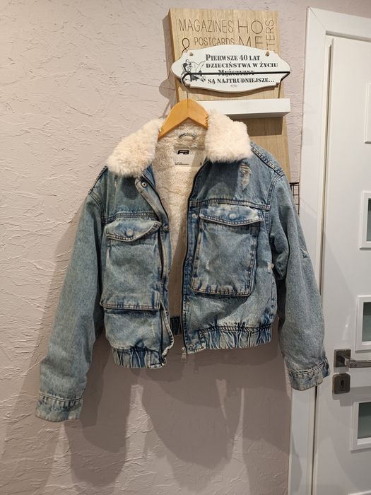Kurtka Jeansowa zimowa