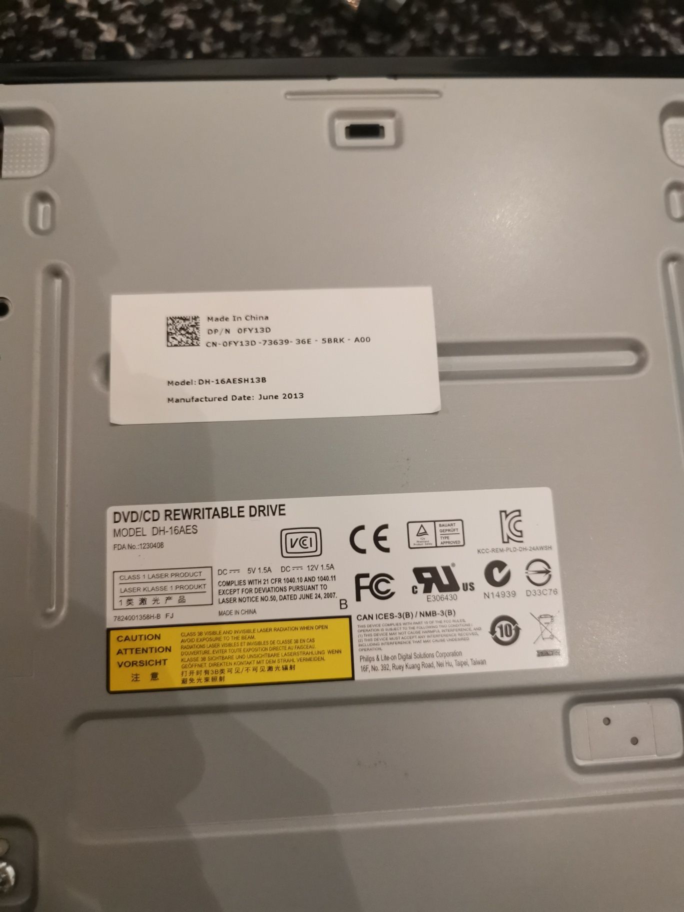 Sprzedam dvd rewritable drivevmodel DH-16AES