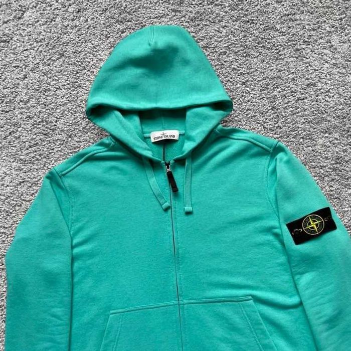 Зіп-худі Stone Island MINTY зипка м'ятний Стон Айленд