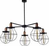 Lampa czarna wisząca